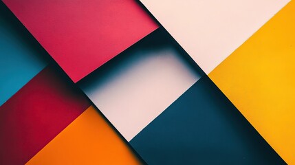 Fototapeta premium Colorful geometric abstract composition.