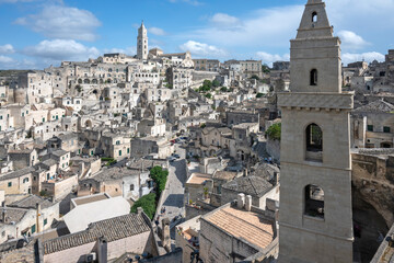The Old town of Matera, Italy