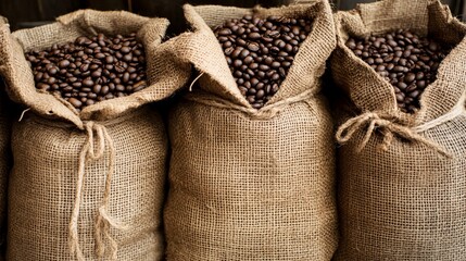 Coffee Beans Cafe Background