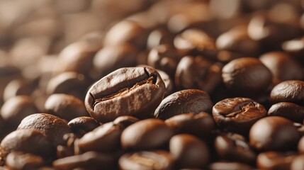 Fototapeta premium Coffee Beans Cafe Background