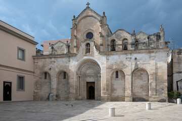 The Old town of Matera, Italy
