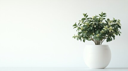 Potted plant in a minimalist setting.