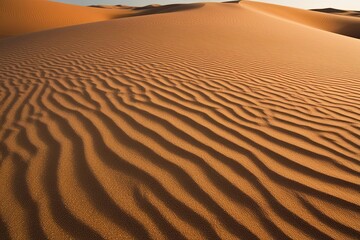 Naklejka premium Desert Mirage Heat Shimmer Vivid Sandy Texture Effects