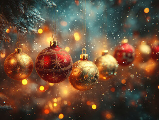 xmas chrismas card light balls stars night brght