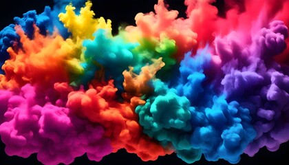 Fototapeta premium dynamic display of thermochromic pigments reacting to heat