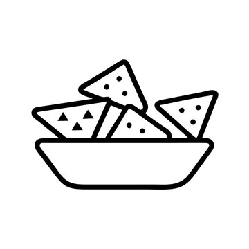 recommend clip art:  Vector Illustration Bowl of Nachos Snack with Tortilla Chips Design