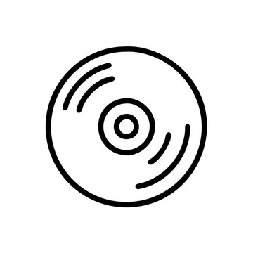 recommend clip art:  Vinyl Record Outline Simple Retro Music Symbol Vector Art