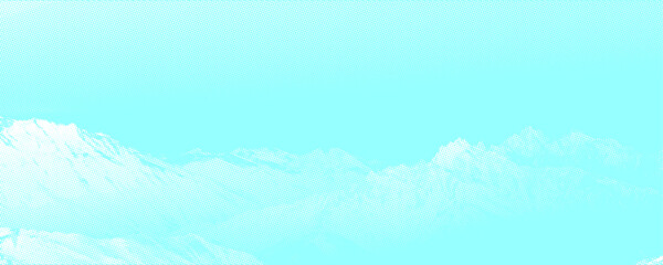 Blue sky background with white clouds. vector illustration.