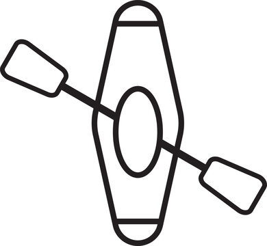 recommend clip art: illustration of rowing boat sport icon