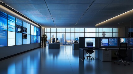 Modern Office Interior Design with Natural Light