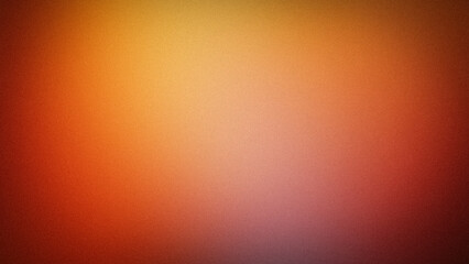 A warm abstract gradient with rich transitions of orange, yellow, and red hues, featuring a grainy texture. Ideal for 4K backgrounds, banners, and creative designs