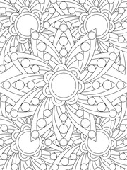 All these designs are hand-drawn and unique 
Flower Beautiful black and white illustration for adult coloring book,
This is a printable Beautiful Zentangle Coloring page for KDP Interior, POD products