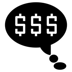 Dollar Chat Icon