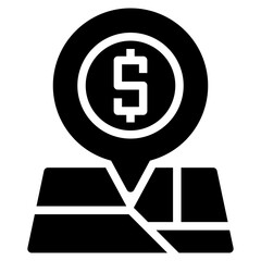 Pin Dollar Icon