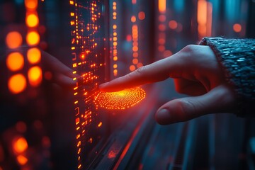 Futuristic Fingerprint Authentication: Accessing Digital Data