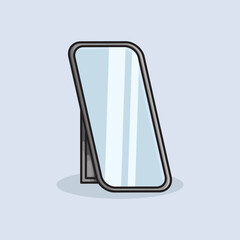 Vector illustration Beauty Mirror. Vector design Mirror. Mirror Beauty make up design illustration and icon for website, digital and print