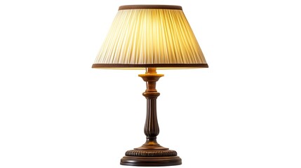 Table lamp Vintage Old Retro isolated on white background 