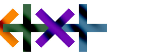 Obraz premium Colorful squares, lines minimal abstract background. Vector Illustration For Wallpaper, Banner, Background, Card, Book Illustration, landing page