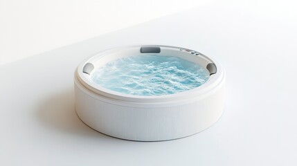 Jacuzzi isolated on white background. 
