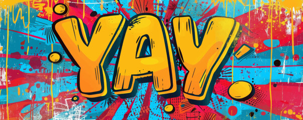 Obraz premium Abstract pop art background featuring 