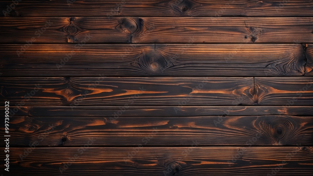 Poster dark wooden planks create a rustic and textured background for various design purposes.