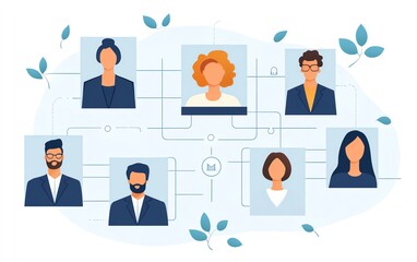 HR, human resource and outsourcing concept Recruitment process to work efficiently and achieve sustainable business success team building, innovative recruitment employee