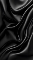 Obraz premium Elegant Black Abstract Surface with Smooth Texture