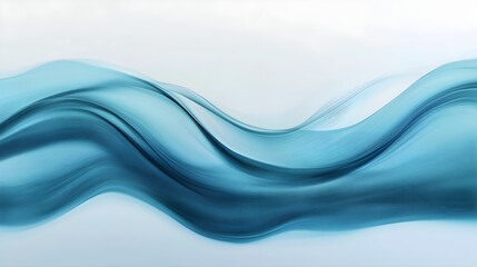 Obraz premium Soft Blue Abstract Waves for Artistic Use