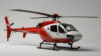 helicopter in action