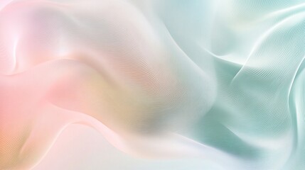 Fototapeta premium Soft, flowing abstract design in pastel colors.