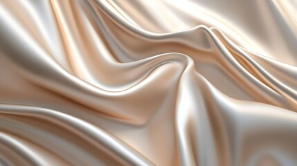 Obraz premium Soft Light Colored Satin Fabric Texture