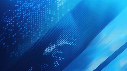 Fototapeta premium Abstract blue digital background with data patterns.