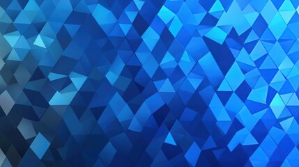 Fototapeta premium Abstract blue geometric pattern background.