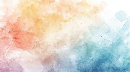 Fototapeta premium Abstract watercolor background in soft colors.