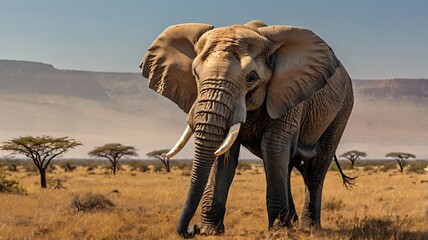 Fototapeta premium African elephant's infrasonic
