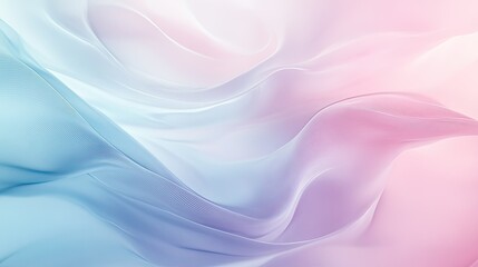 Fototapeta premium A soft, abstract background in pastel tones with flowing lines and curved shapes, creating a calm and soothing visual effect.