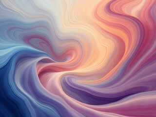 Fototapeta premium Surreal Fluid Abstract with Glossy, Dreamlike Liquid Effects