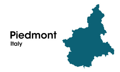 piedmont italy map