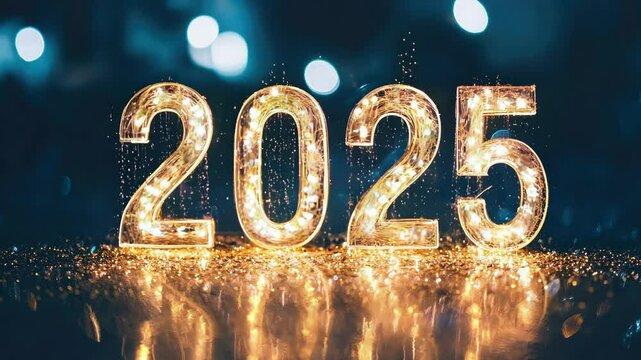 Celebrate the arrival of 2025 
