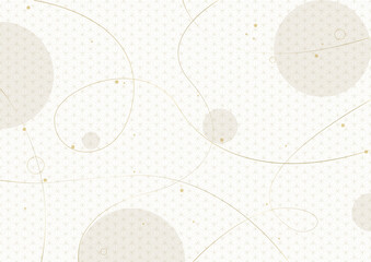 和風  糸 金色 グラフィック 背景素材