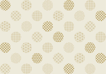 和柄 ドット 背景素材