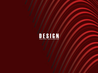 Abstract red glowing geometric lines on dark red background. Modern shiny red wavy lines pattern. Futuristic technology concept, suitable for covers, posters, banners, brochures, websites, etc.