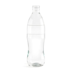 Fototapeta premium Plastic bottle of water isolated on white background
