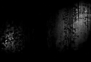 Black wall grunge texture