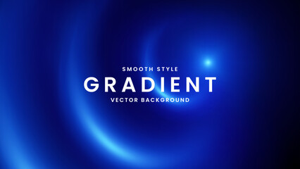 Smooth Blue Gradient Vector Background