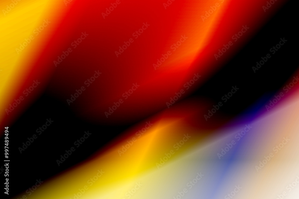 Poster modern abstract high speed movement. dynamic motion light trails on dark background. futuristic digi