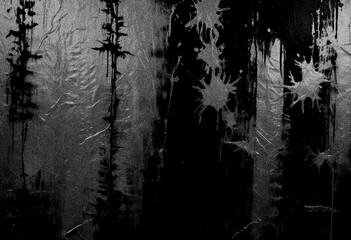 Black wall grunge texture