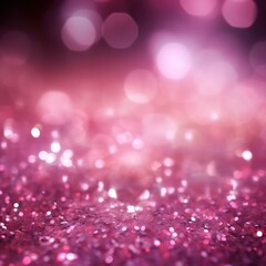 Pink Glitter Background