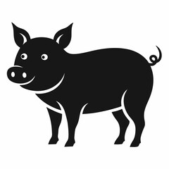 illustration of a pig