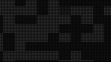 Seamless dots and grid halftone animated retro texture abstract loop motion background, overlay for vintage effect - Powered by Adobe